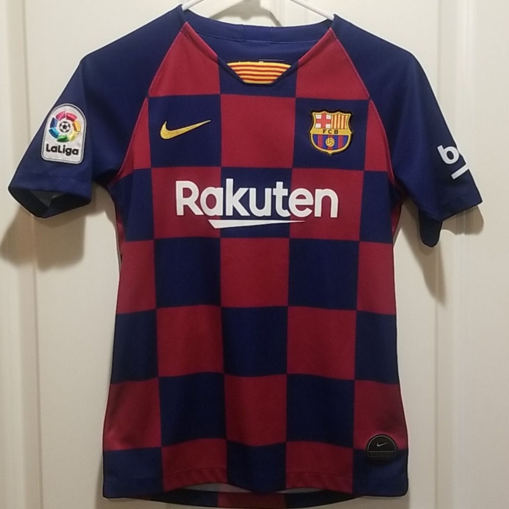 Messi FC Barcelona Nike Youth Soccer Jersey!!!